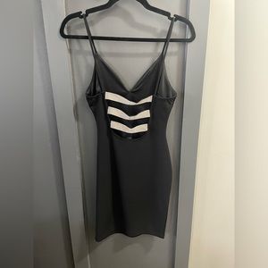 Windsor Black Bodycon Mini Dress - size small